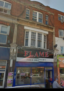 The top floor flat above "Flame" kebab shop was my home for three years