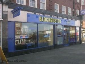 The Blockbuster store, Golders Green