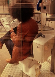 It's not the same reading an iPad on the toilet